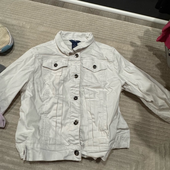 White jean jacket - Picture 1 of 2